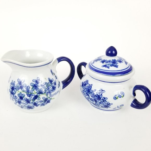 April Cornell Other - April Cornell Sugar Bowl with Lid Creamer Floral